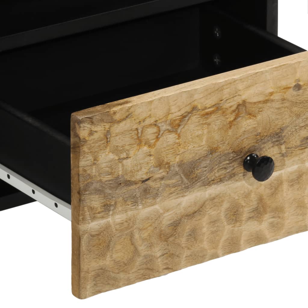 Nattbord 2 stk 40x33x46 cm heltre mango