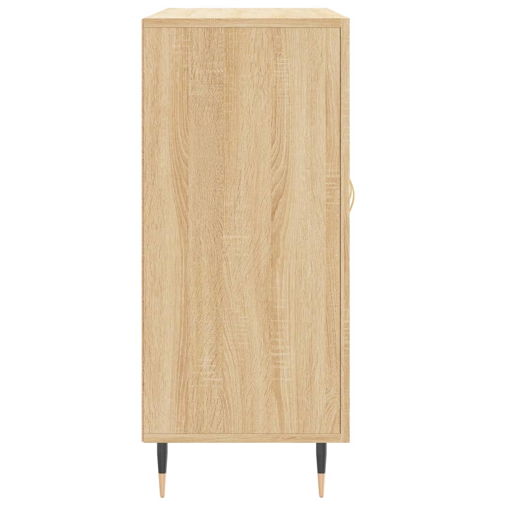 Skjenk sonoma eik 90x34x80 cm konstruert tre