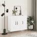 Skjenk hvit 90x34x80 cm konstruert tre