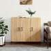 Skjenk sonoma eik 90x34x80 cm konstruert tre