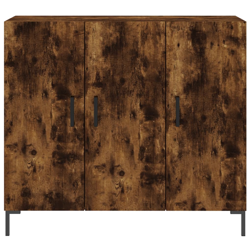 Skjenk røkt eik 90x34x80 cm konstruert tre