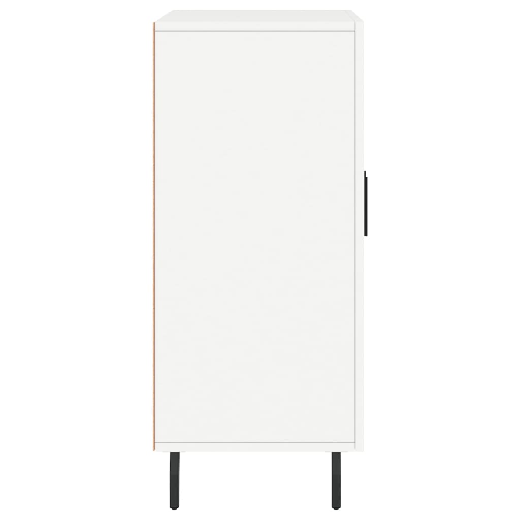 Skjenk hvit 90x34x80 cm konstruert tre