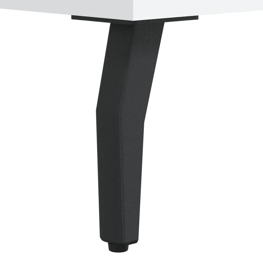 Skjenk hvit 90x34x80 cm konstruert tre