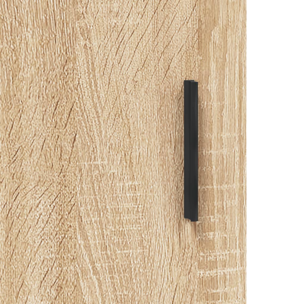 Skjenk sonoma eik 90x34x80 cm konstruert tre