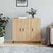 Skjenk sonoma eik 90x34x80 cm konstruert tre