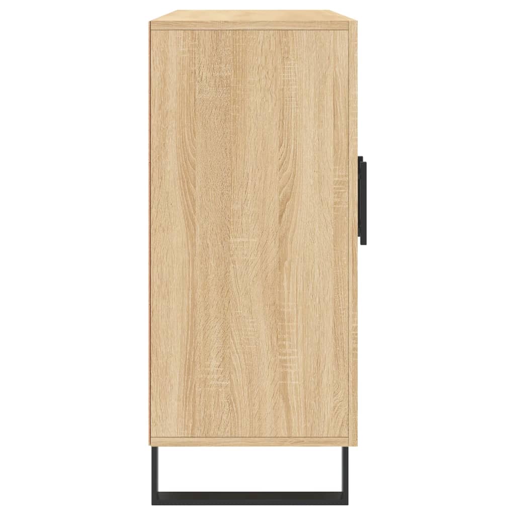 Skjenk sonoma eik 90x34x80 cm konstruert tre