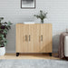 Skjenk sonoma eik 90x34x80 cm konstruert tre