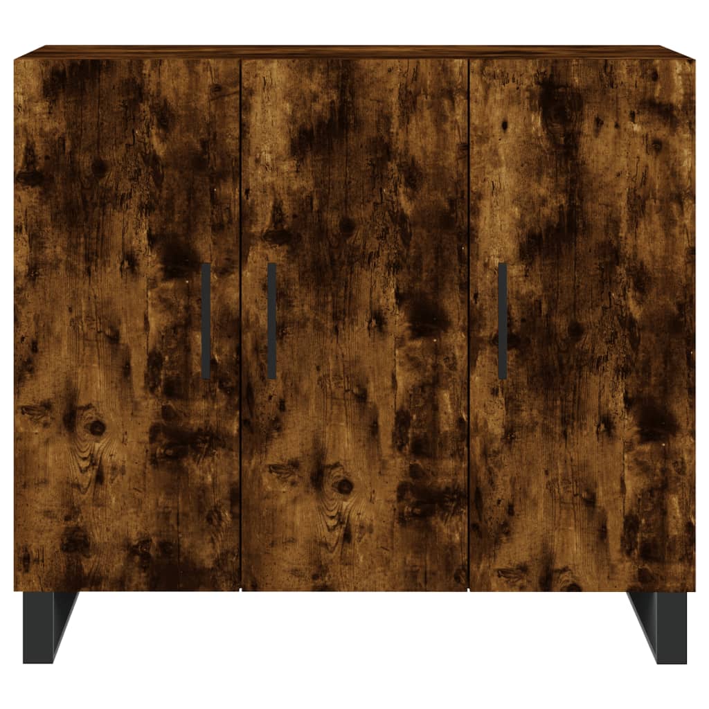Skjenk røkt eik 90x34x80 cm konstruert tre