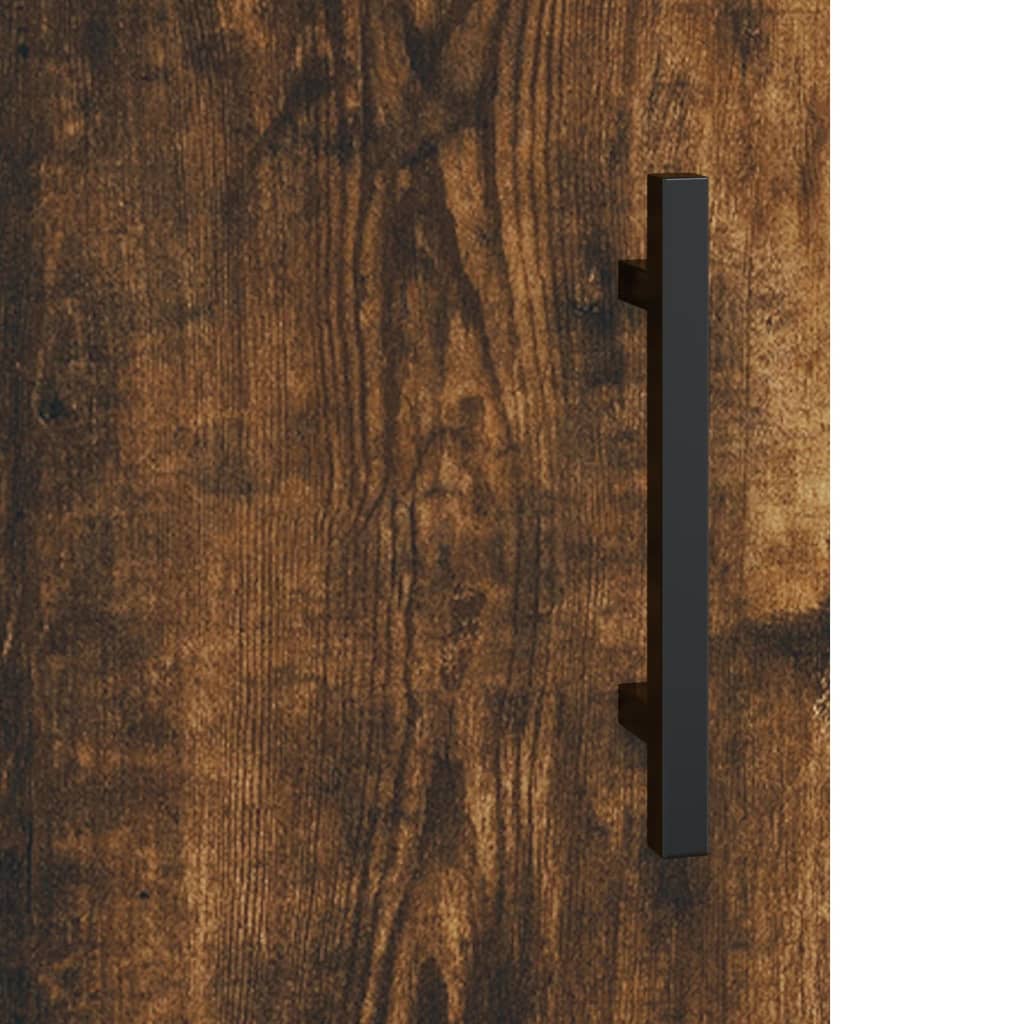 Skjenk røkt eik 90x34x80 cm konstruert tre