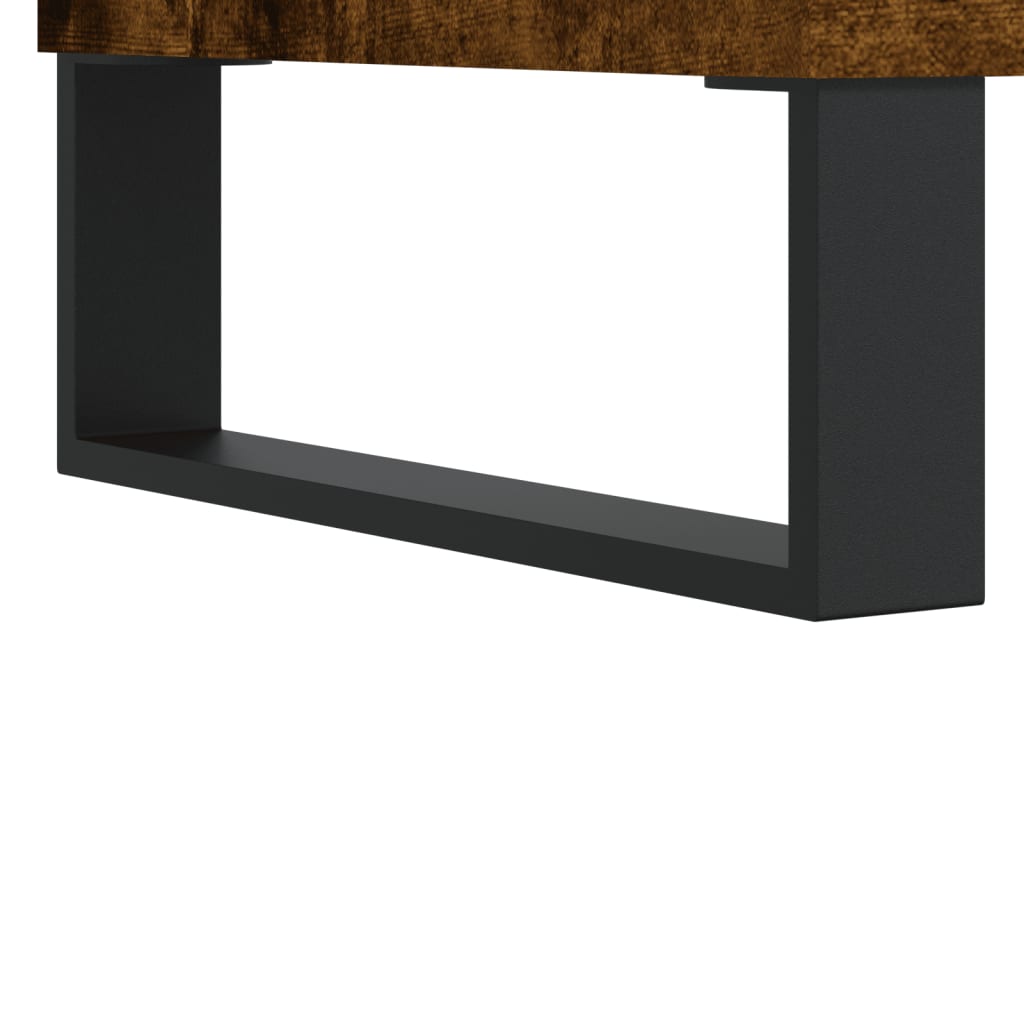 Skjenk røkt eik 90x34x80 cm konstruert tre
