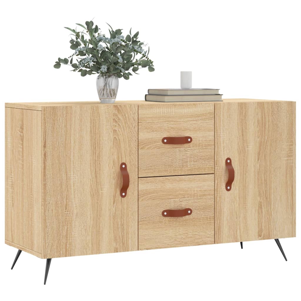 Skjenk sonoma eik 100x36x60 cm konstruert tre