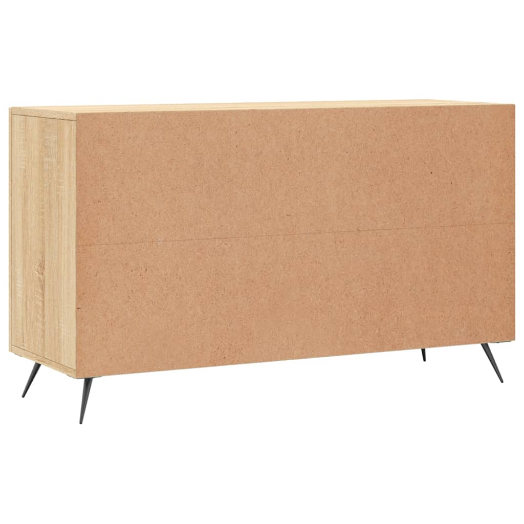 Skjenk sonoma eik 100x36x60 cm konstruert tre