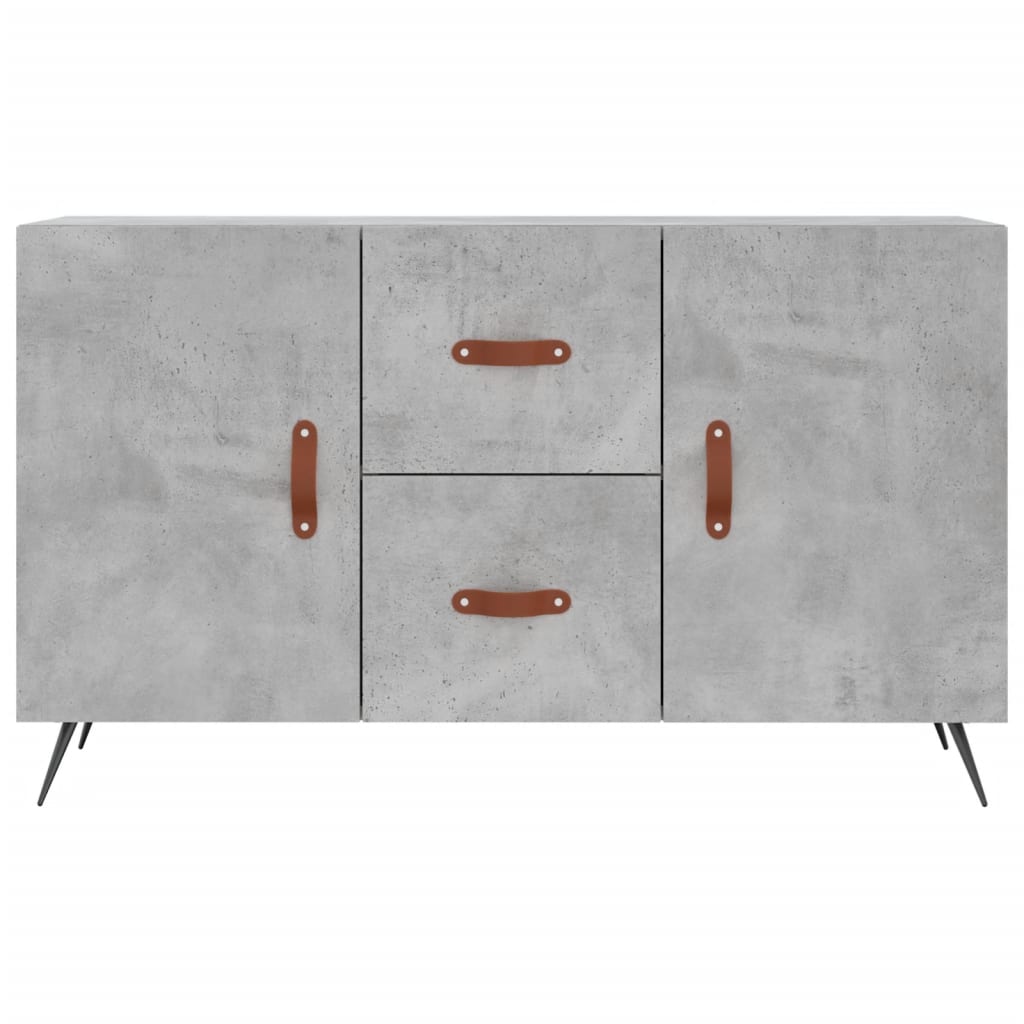 Skjenk betonggrå 100x36x60 cm konstruert tre