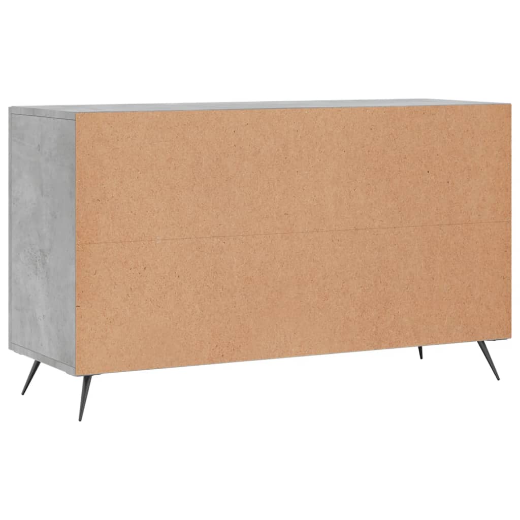 Skjenk betonggrå 100x36x60 cm konstruert tre