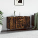 Skjenk røkt eik 100x36x60 cm konstruert tre