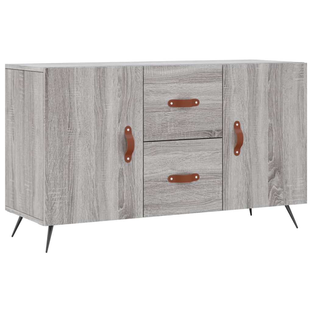 Skjenk grå sonoma 100x36x60 cm konstruert tre