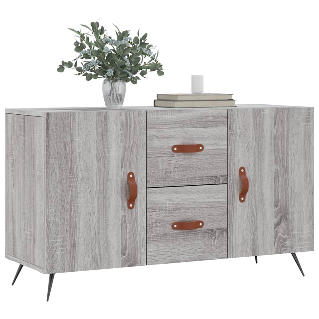 Skjenk grå sonoma 100x36x60 cm konstruert tre