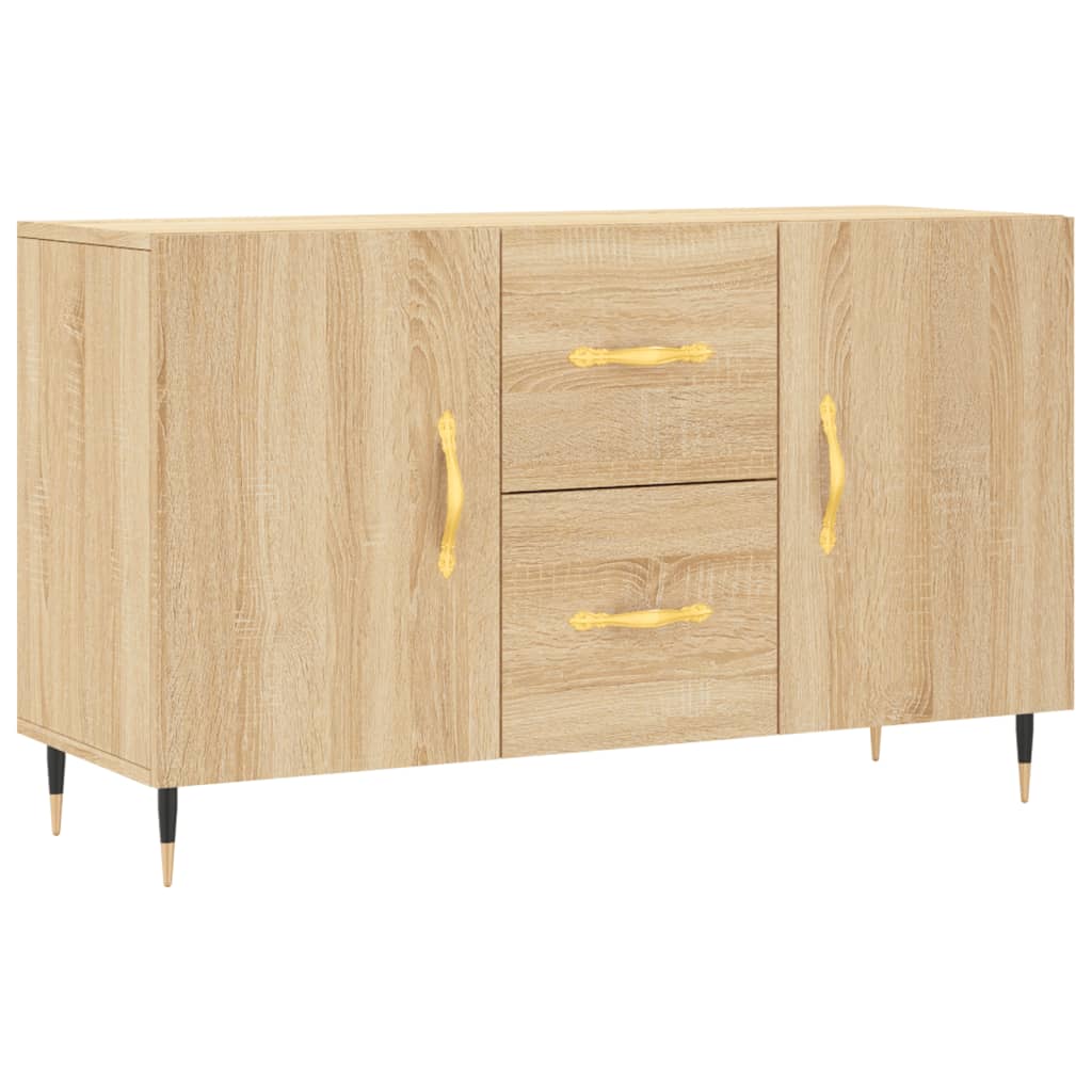 Skjenk sonoma eik 100x36x60 cm konstruert tre