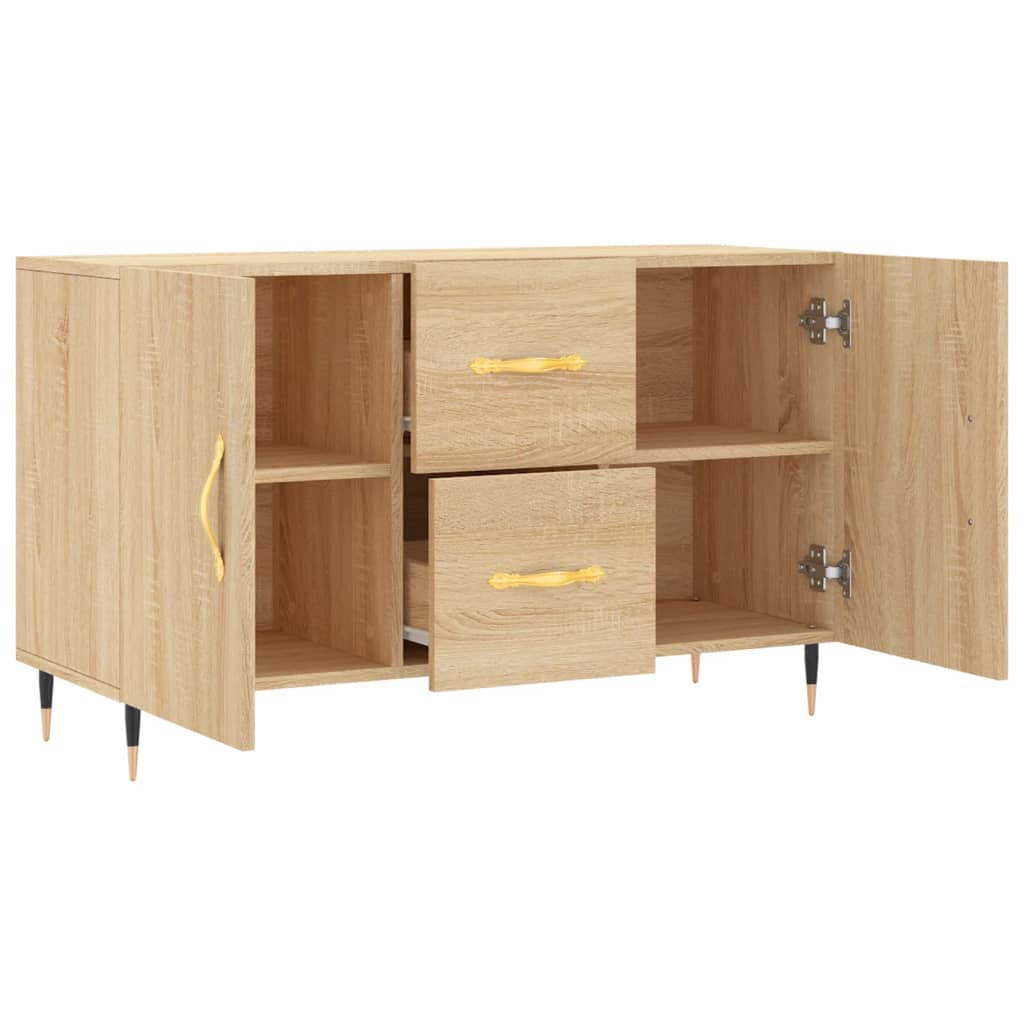 Skjenk sonoma eik 100x36x60 cm konstruert tre