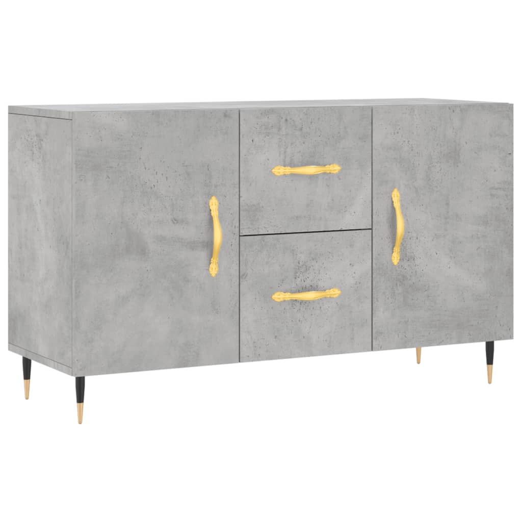 Skjenk betonggrå 100x36x60 cm konstruert tre