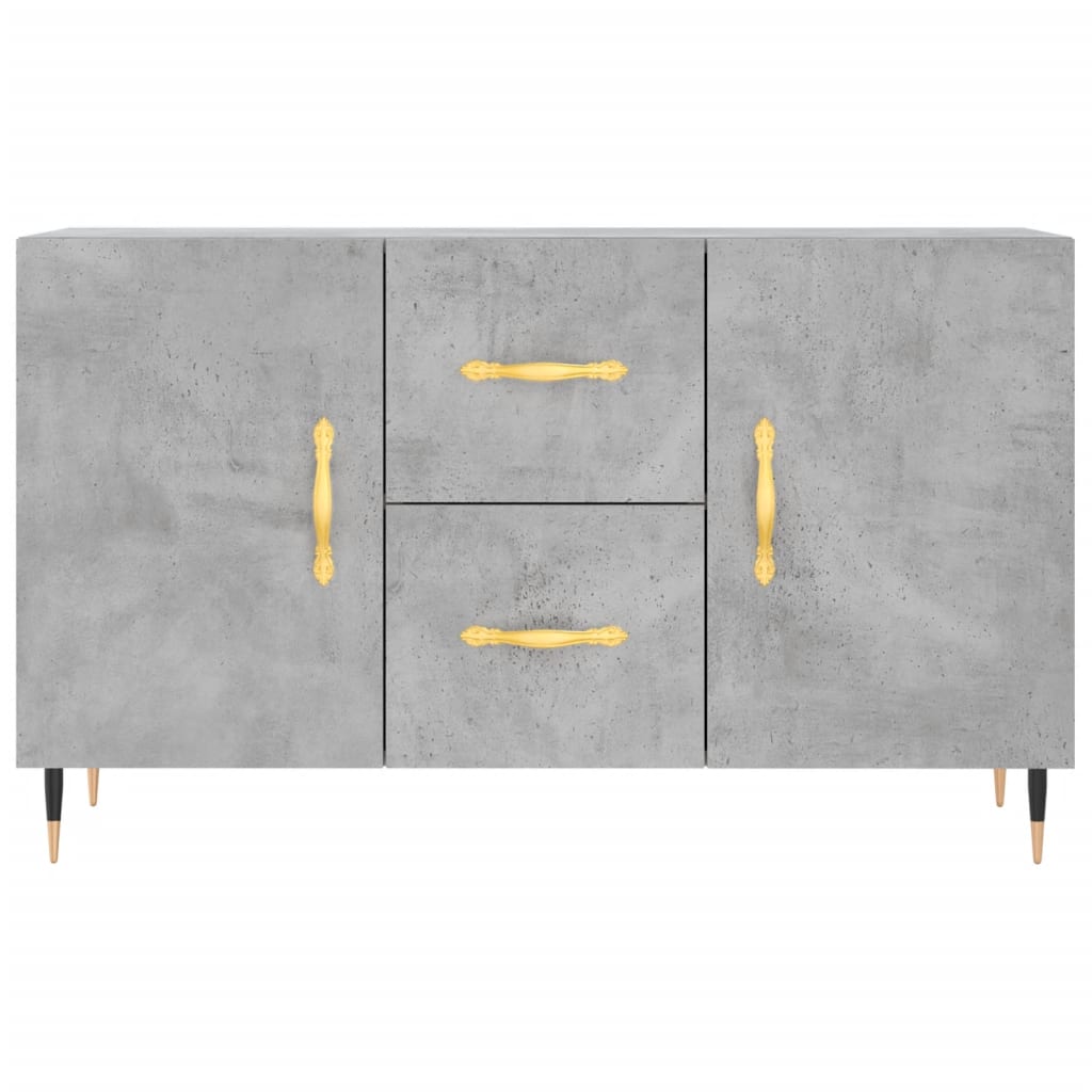 Skjenk betonggrå 100x36x60 cm konstruert tre
