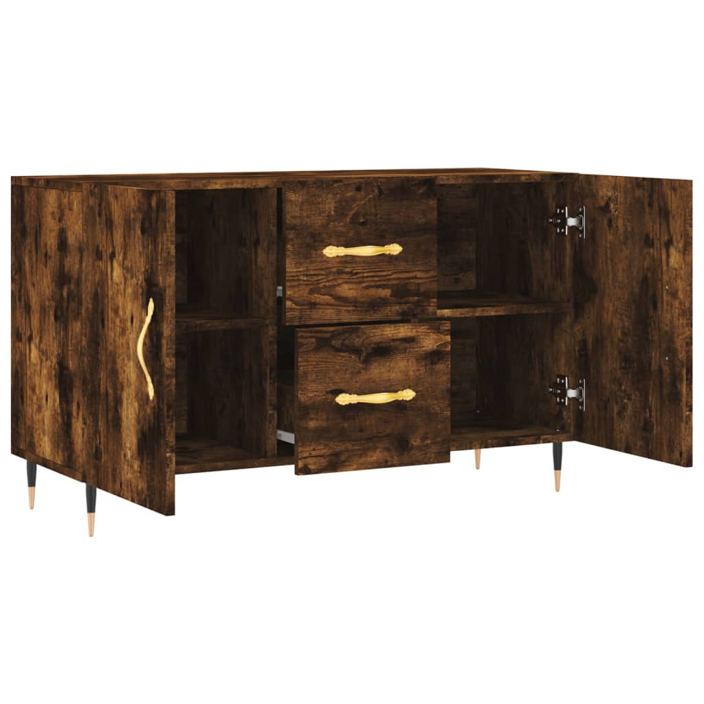 Skjenk røkt eik 100x36x60 cm konstruert tre