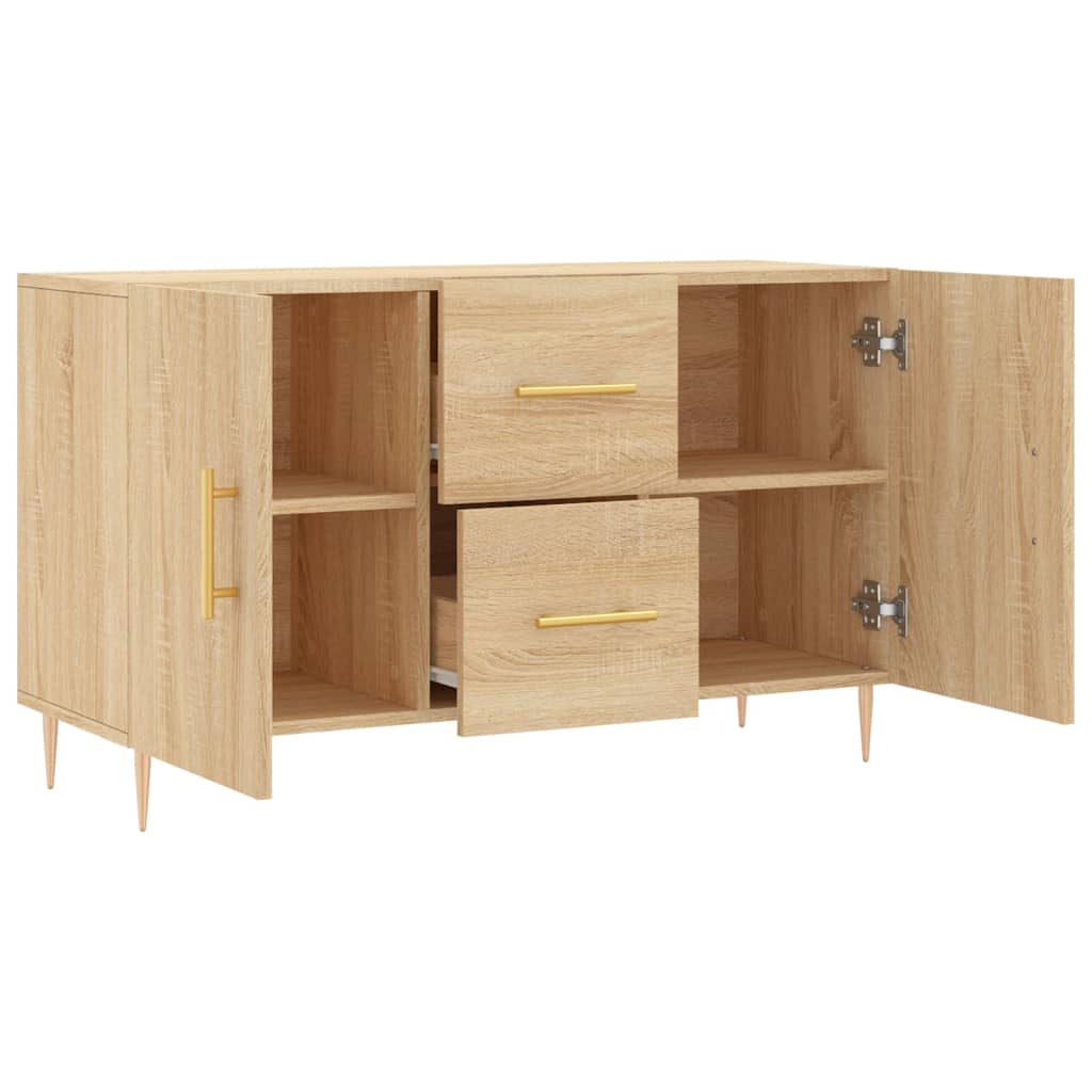 Skjenk sonoma eik 100x36x60 cm konstruert tre