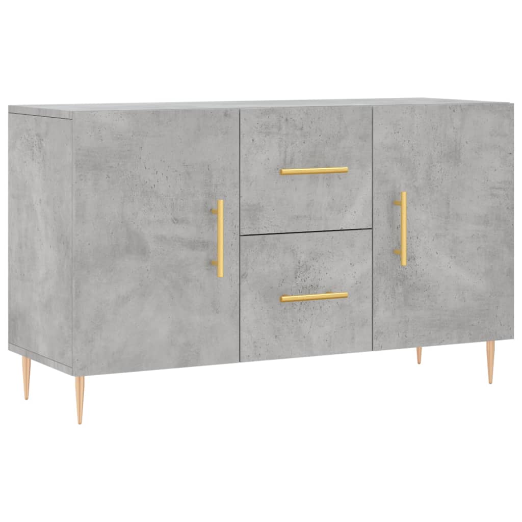 Skjenk betonggrå 100x36x60 cm konstruert tre
