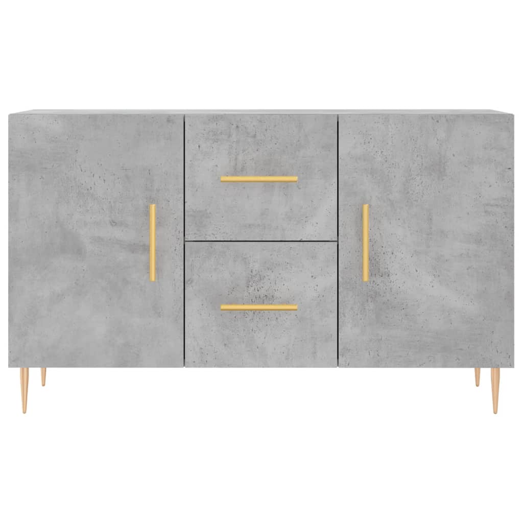 Skjenk betonggrå 100x36x60 cm konstruert tre