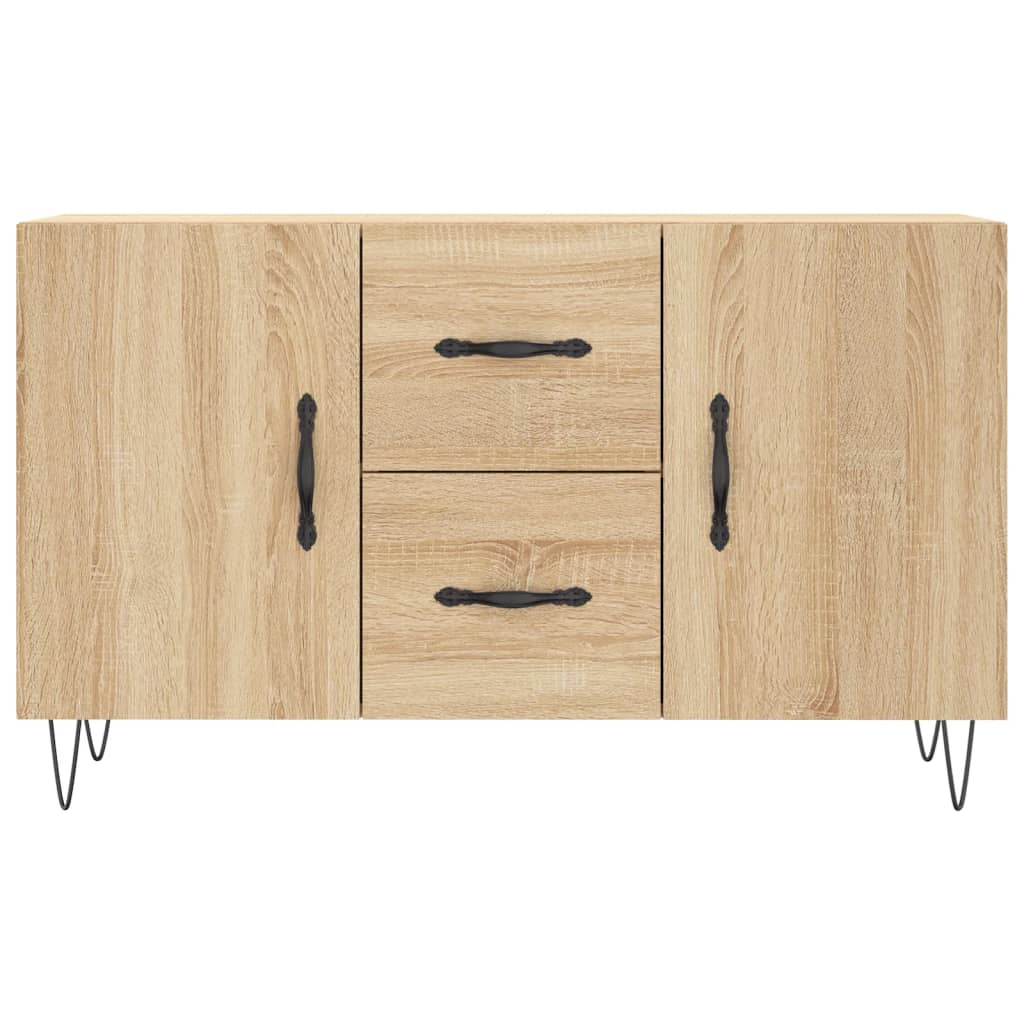 Skjenk sonoma eik 100x36x60 cm konstruert tre