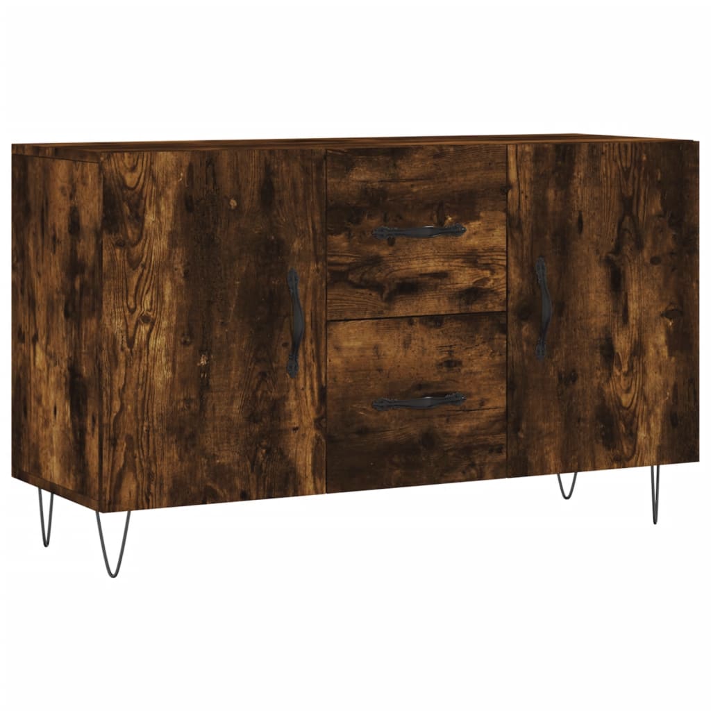 Skjenk røkt eik 100x36x60 cm konstruert tre