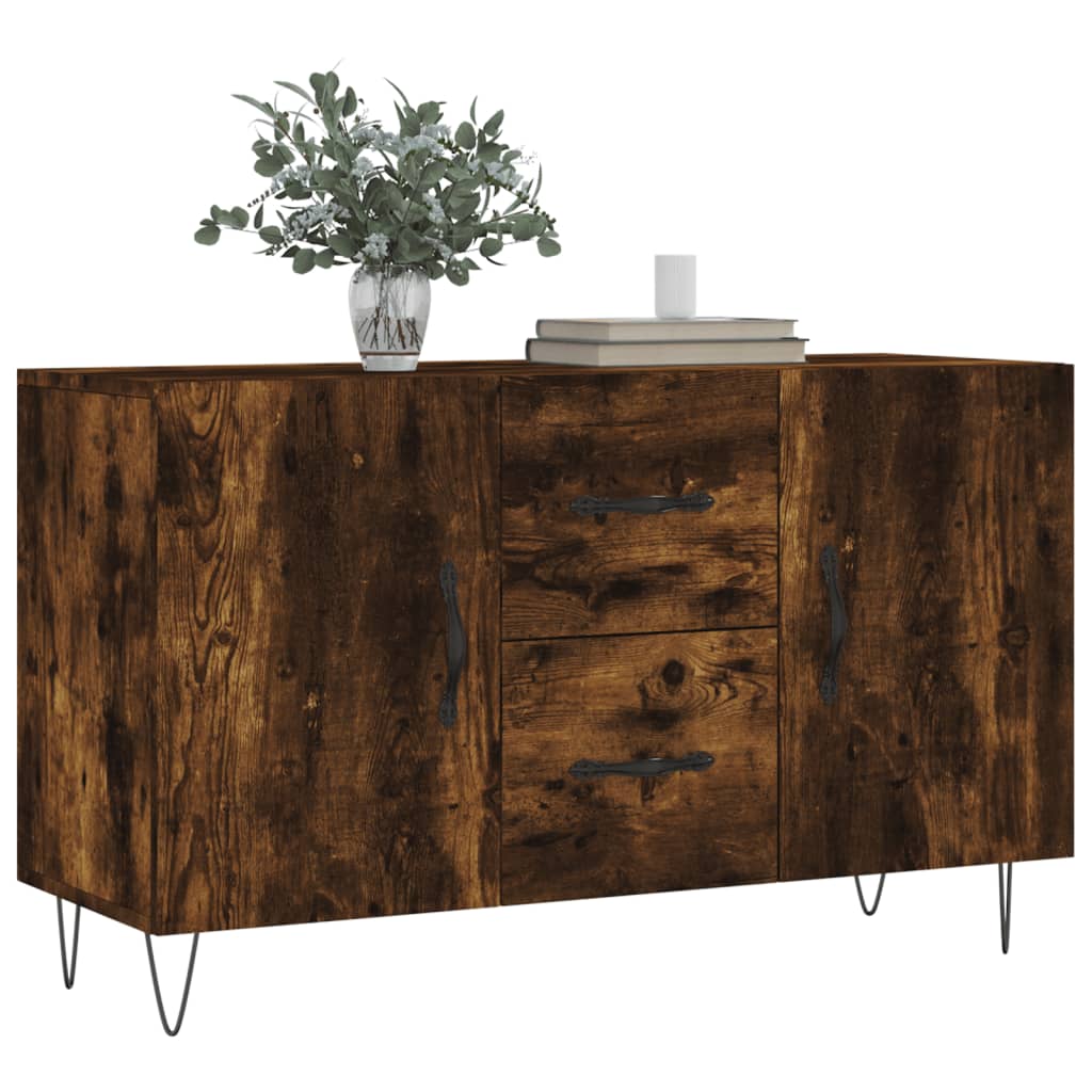 Skjenk røkt eik 100x36x60 cm konstruert tre