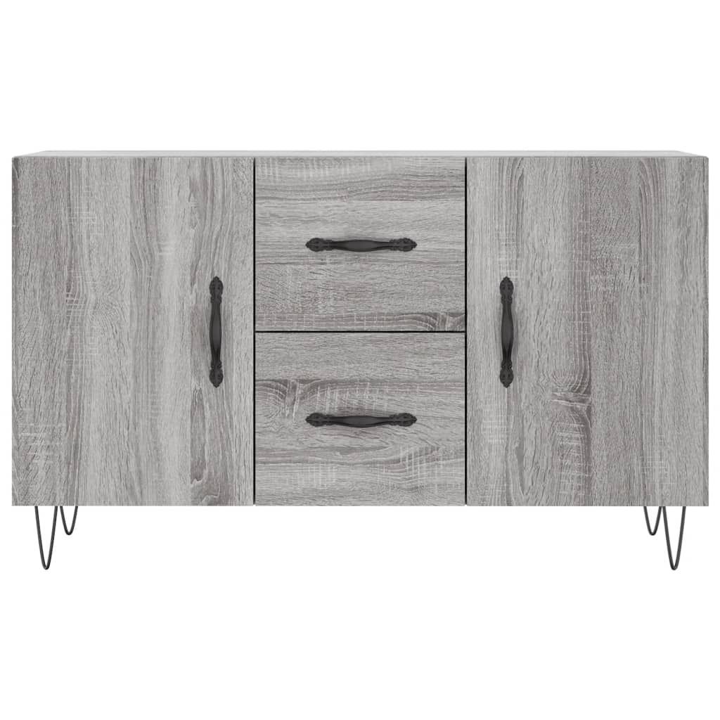 Skjenk grå sonoma 100x36x60 cm konstruert tre