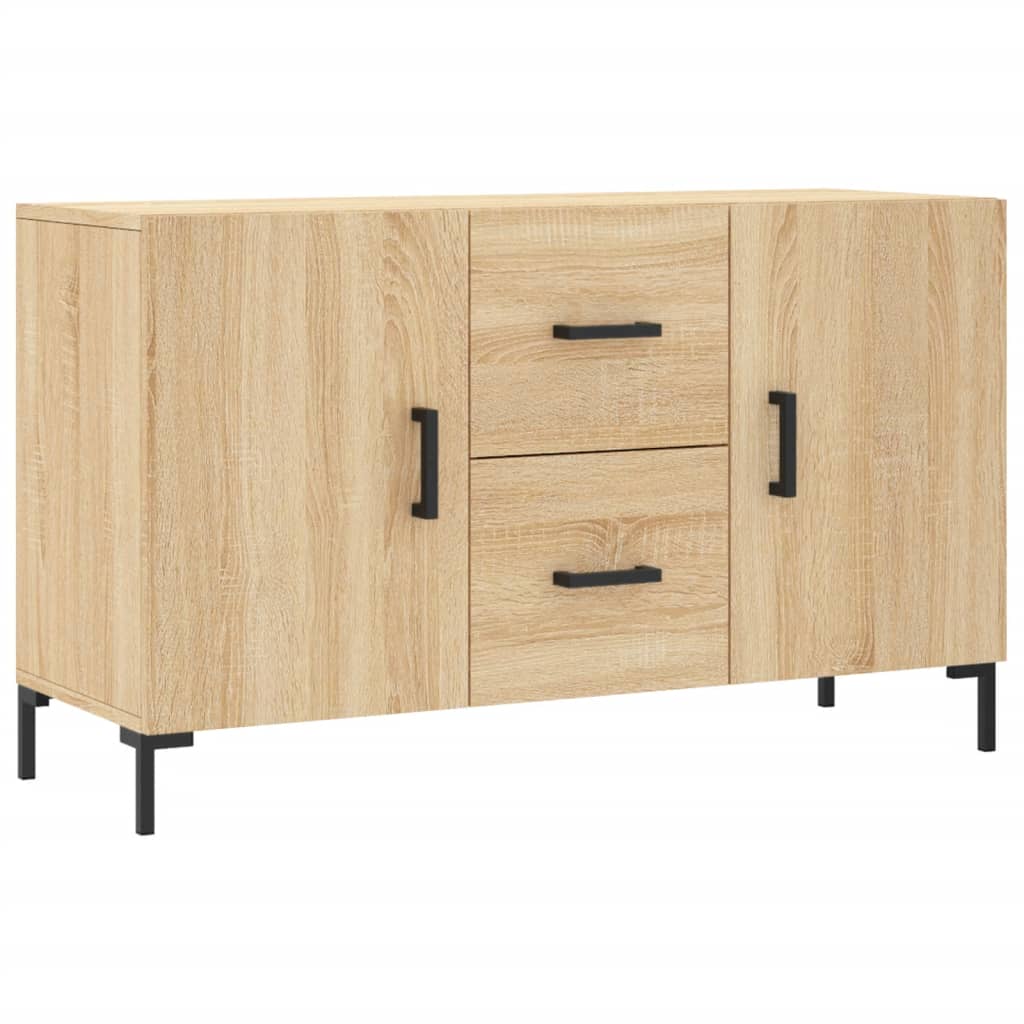 Skjenk sonoma eik 100x36x60 cm konstruert tre