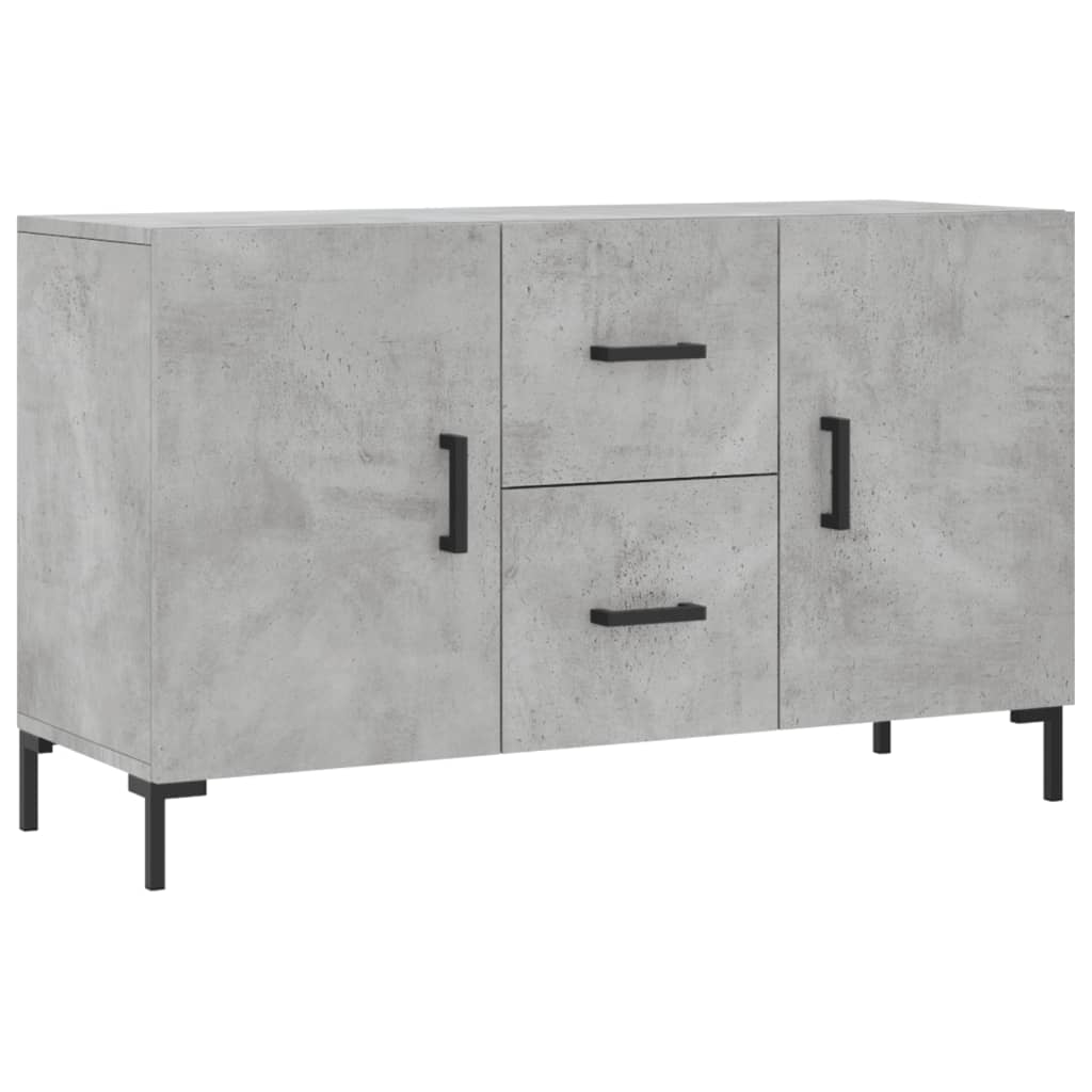 Skjenk betonggrå 100x36x60 cm konstruert tre