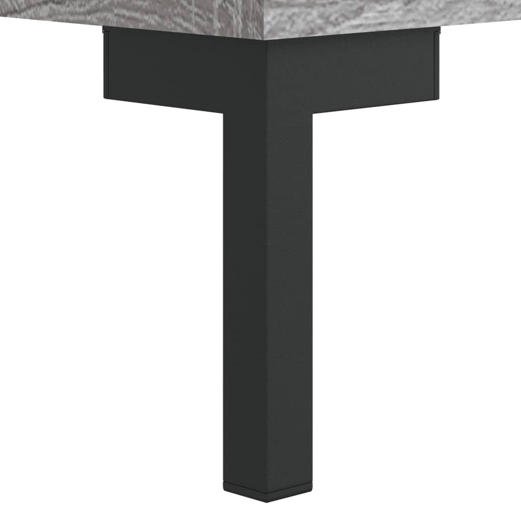 Skjenk grå sonoma 100x36x60 cm konstruert tre vidaXL