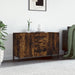 Skjenk røkt eik 100x36x60 cm konstruert tre