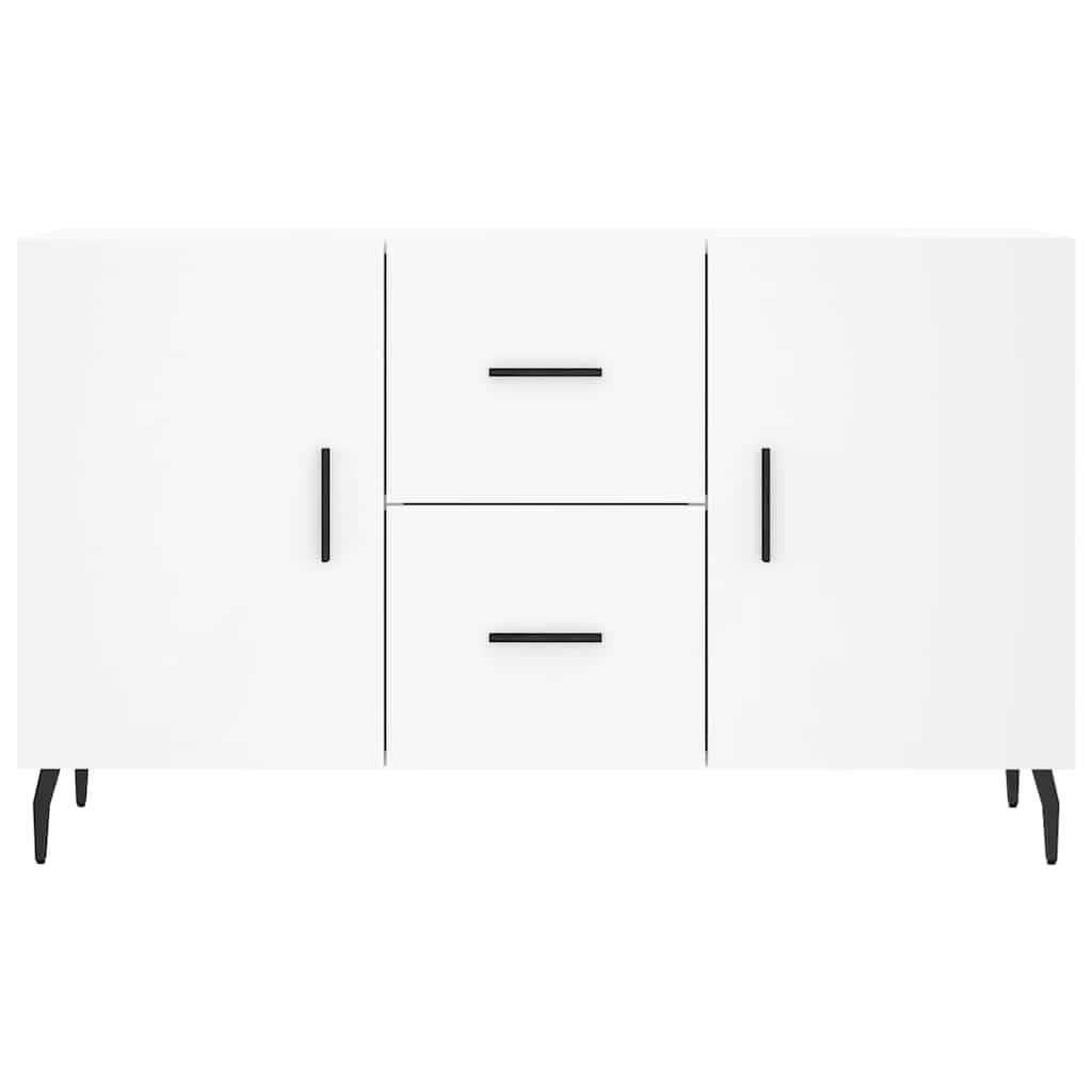 Skjenk hvit 100x36x60 cm konstruert tre