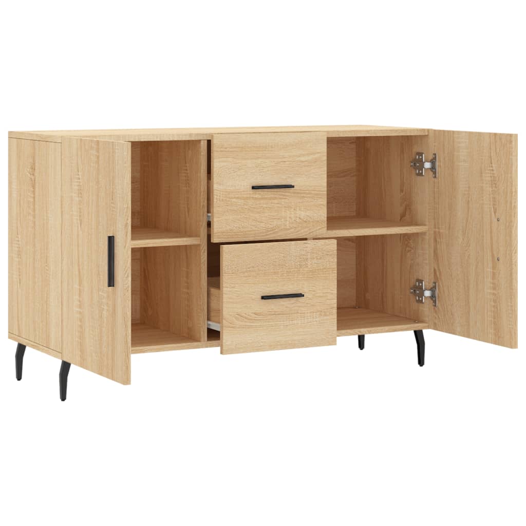 Skjenk sonoma eik 100x36x60 cm konstruert tre