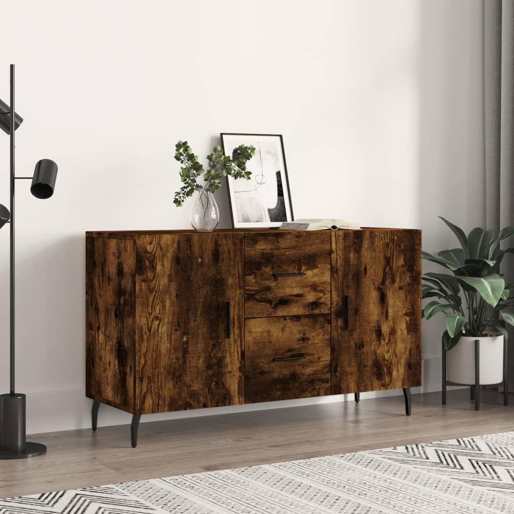 Skjenk røkt eik 100x36x60 cm konstruert tre