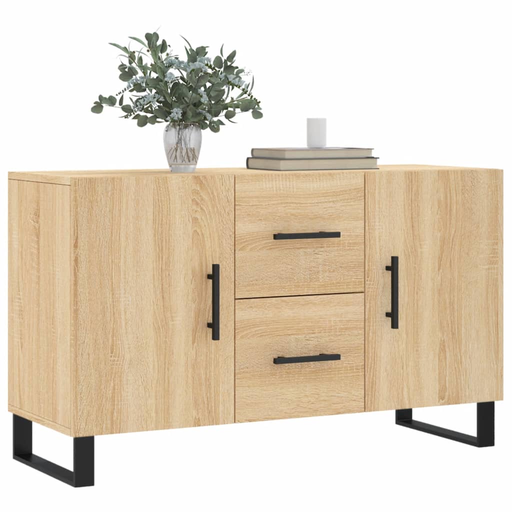 Skjenk sonoma eik 100x36x60 cm konstruert tre vidaXL