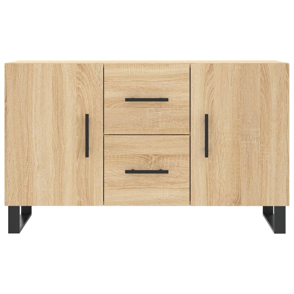 Skjenk sonoma eik 100x36x60 cm konstruert tre vidaXL