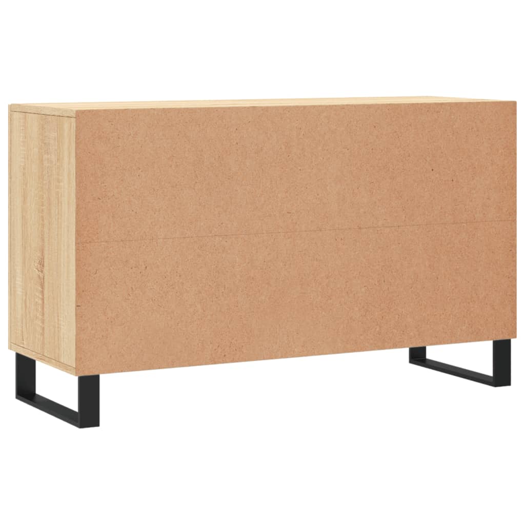 Skjenk sonoma eik 100x36x60 cm konstruert tre vidaXL