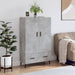 Highboard betonggrå 69,5x31x115 cm konstruert tre vidaXL
