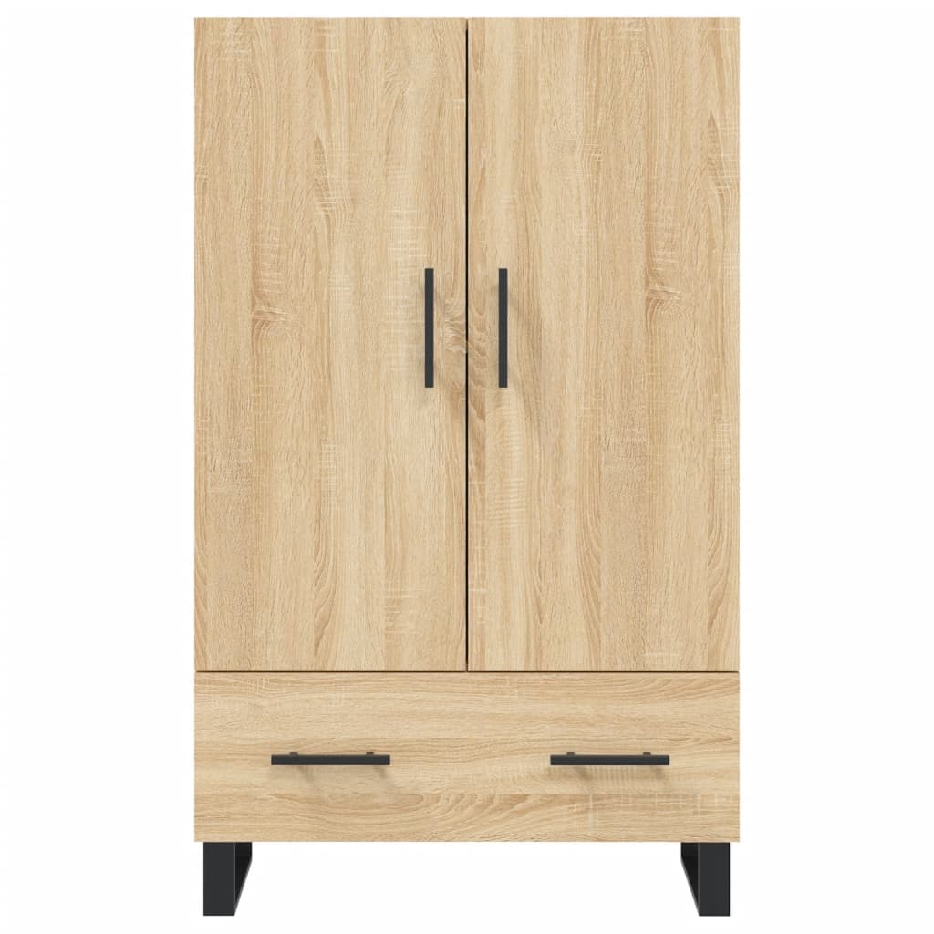 Highboard sonoma eik 69,5x31x115 cm konstruert tre