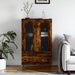 Highboard røkt eik 69,5x31x115 cm konstruert tre