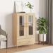 Highboard sonoma eik 69,5x31x115 cm konstruert tre