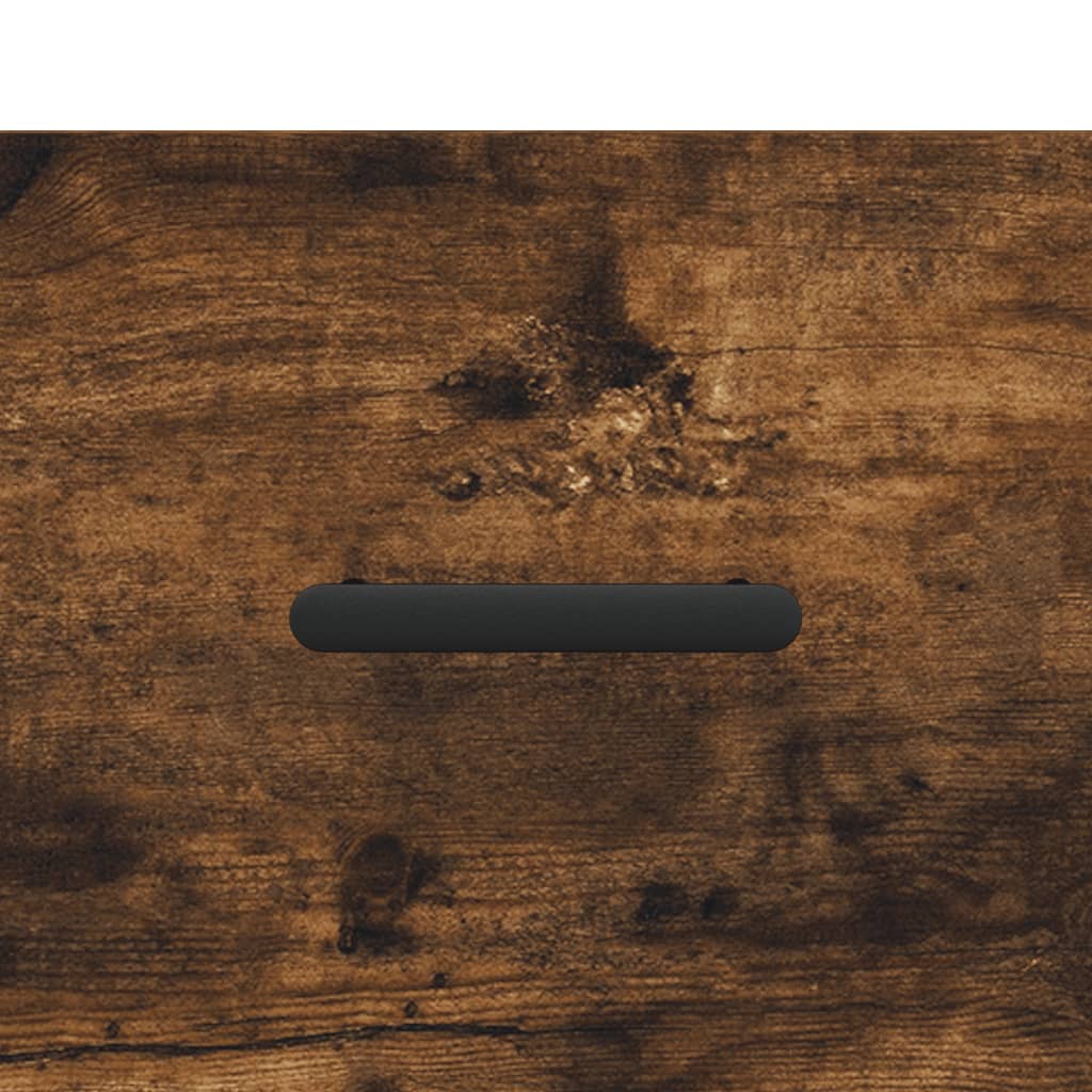 Highboard røkt eik 69,5x31x115 cm konstruert tre