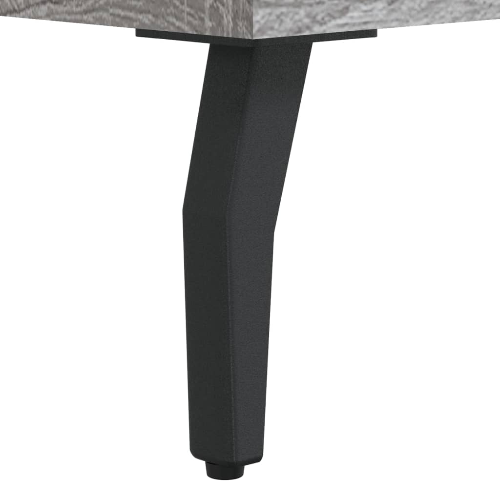 Highboard grå sonoma 69,5x31x115 cm konstruert tre