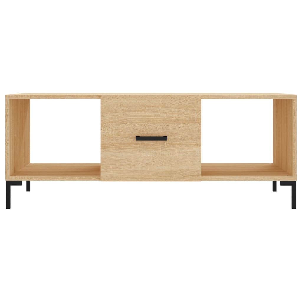 Salongbord sonoma eik 102x50x40 cm konstruert tre